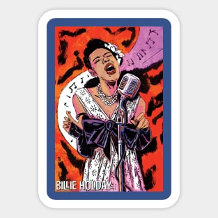 Billie Holiday Sticker